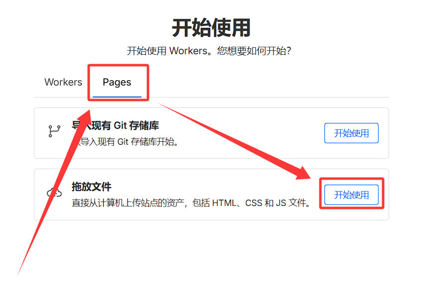 创建Pages应用程序
